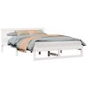 vidaXL Estructura de cama 140 x 200 cm Madera de pino macizo