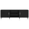 vidaXL Gabinete de TV Roble negro 150 x 30 x 50 cm