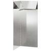vidaXL Valla para caracoles 10 x 10 x 25 cm Acero inoxidable Plateado