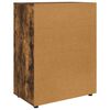 vidaXL Armarios de Almacenamiento 2 pcs Roble ahumado 80 x 48 x 105 cm