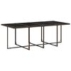 vidaXL Set muebles de jard&iacute;n 13 pzas y cojines rat&aacute;n sint&eacute;tico marr&oacute;n