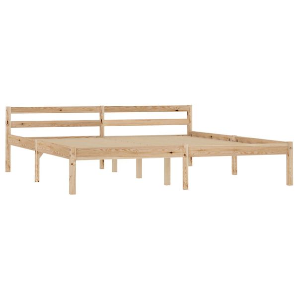 vidaXL Estructura de cama con 2 cajones madera maciza pino 180x200 cm