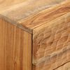 vidaXL Mesita de noche de madera maciza de acacia 40x33x46 cm