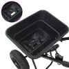 vidaXL Esparcidor Negro 53 x 81,5 x 78 cm PVC y Acero