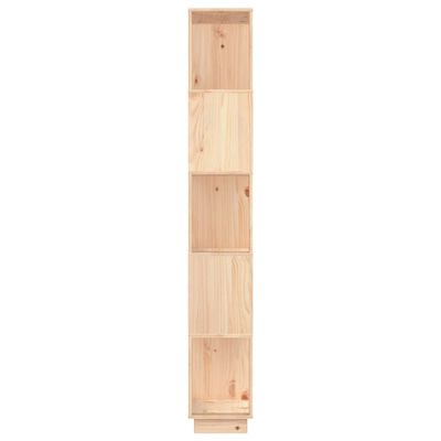 vidaXL Estantería/divisor de espacios madera maciza pino 80x25x163,5cm