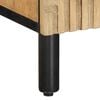 vidaXL Mueble de TV marr&oacute;n 105x33x46 cm madera maciza mango