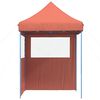 vidaXL Carpa de Fiesta Terracota 200 x 200 x 306 cm Tela Oxford