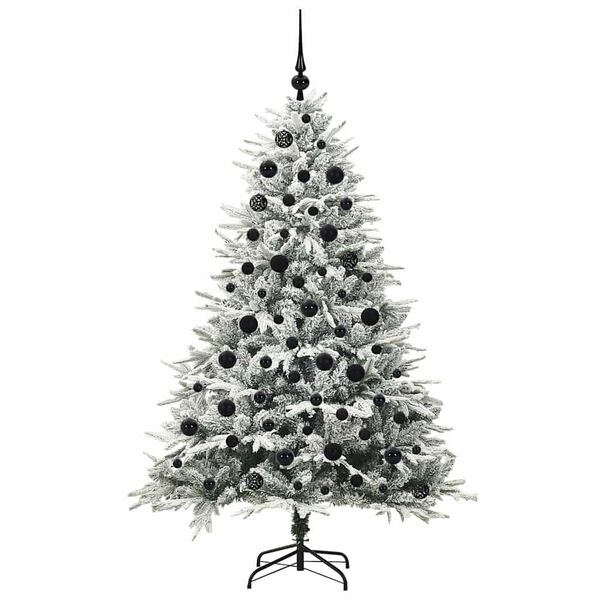 vidaXL &Aacute;rbol de Navidad Artificial Pre-iluminado con Juego de Bolas