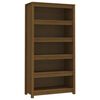 vidaXL Estanter&iacute;a madera maciza de pino marr&oacute;n miel 80x35x154 cm