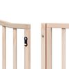 vidaXL Puerta para perros plegable 10 paneles madera de &aacute;lamo 800 cm