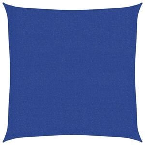 vidaXL Toldo de vela cuadrado HDPE azul 160 g/m&sup2; 3x3 m
