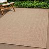 vidaXL Alfombra ZIZUR aspecto yute interior/exterior beige 240x340 cm