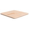 vidaXL Tablero de mesa cuadrada madera de roble sin tratar 40x40x1,5cm
