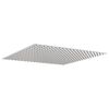 vidaXL Cabezal de ducha cuadrado efecto lluvia acero inox 304 50x50 cm