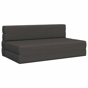 vidaXL Sof&aacute; Cama Plegable Gris oscuro 152 x 86,5 x 60 cm Tela