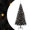vidaXL &Aacute;rbol de Navidad Negro 240 cm PVC