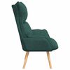 vidaXL sillón Verde oscuro 69 x 74 x 93 cm tela