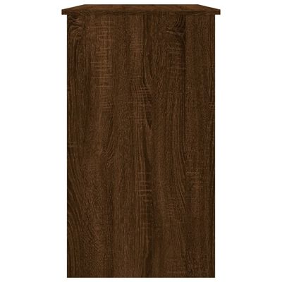 vidaXL Escritorio de madera contrachapada roble marrón 90x45x76 cm