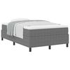 vidaXL Cama tipo Box Spring Gris claro y . 120 x 190 cm Tela de Pana