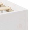 vidaXL Estructura de cama Blanco 120 x 200 cm Madera maciza de pino