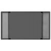 vidaXL Mosquitera extensible de ventanas gris antracita (100-193)x75cm