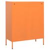 vidaXL Armario de almacenamiento acero naranja 80x35x101,5 cm