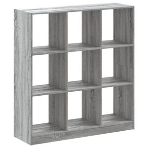 vidaXL Estanter&iacute;a madera de ingenier&iacute;a gris Sonoma 102x32x108 cm