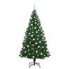vidaXL &Aacute;rbol de Navidad artificial Verde 180 cm PVC y Acero y Pl&aacute;stico
