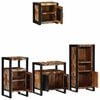 vidaXL Juego de muebles de ba&ntilde;o 4 pcs Madera s&oacute;lida recuperada