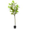 vidaXL &Aacute;rbol ficus artificial 48 hojas verde 165 cm