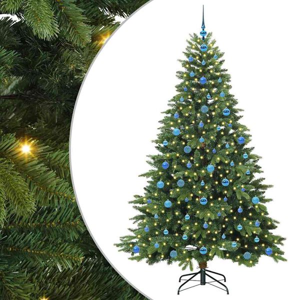 vidaXL &Aacute;rbol de Navidad artificial con 300 LED Verde 210 cm PE y PVC