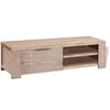 vidaXL Mueble para TV madera maciza de acacia cepillada 140x38x40 cm