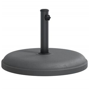 vidaXL Base de sombrilla redonda para palos de &Oslash;32/35/38 mm 25 kg