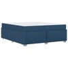 vidaXL Estructura de cama con colch&oacute;n Azul 180 x 200 cm tela