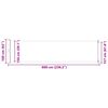 vidaXL Toldo lateral retr&aacute;ctil para patio crema 600x160 cm