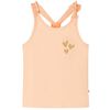 Camiseta de tirantes infantil naranja claro 140