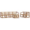 vidaXL Conjunto de sof&aacute;s de exterior 7 pcs Natural