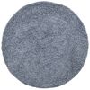 vidaXL Alfombra peluda de pelo largo moderna PAMPLONA azul &Oslash; 200 cm