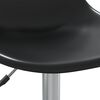vidaXL Sillas de comedor giratorias PP negro
