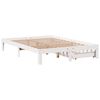 vidaXL Estructura de cama con cajones madera de pino blanca 160x200 cm