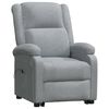 vidaXL Sill&oacute;n elevable tela gris claro