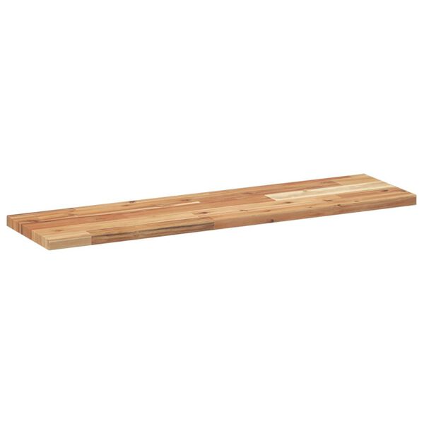 vidaXL Estante flotante madera acacia maciza acabado aceite 80x20x2 cm