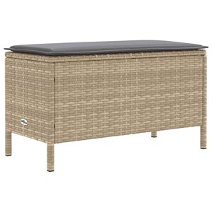 vidaXL Reposapi&eacute;s de Jard&iacute;n Beige y Gris Claro 80 x 38 x 42 cm