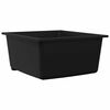 vidaXL Fregadero de cocina Negro 38 x 44 x 20 cm granito