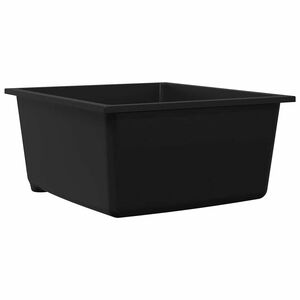 vidaXL Fregadero de cocina Negro 38 x 44 x 20 cm granito