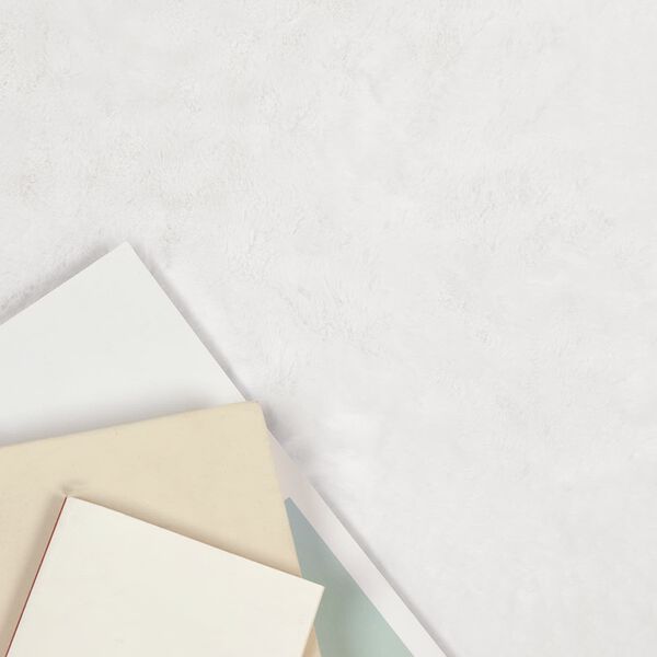 vidaXL Alfombra de Piel Sintética de Conejo Olite Ø 120 cm Poliéster