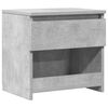 vidaXL Mesita de noche madera ingenier&iacute;a gris hormig&oacute;n 40x30x39 cm