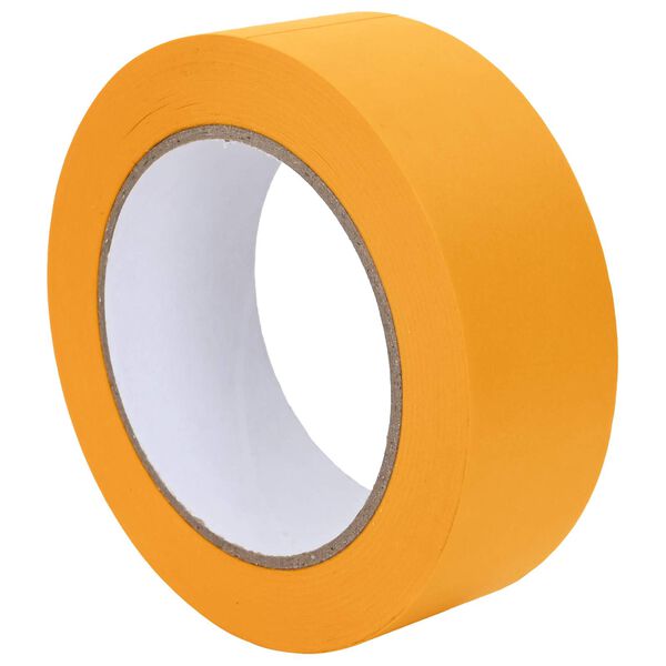 vidaXL Cintas de Enmascarar para Pintores 50 pcs Amarillo 38mm x 50m