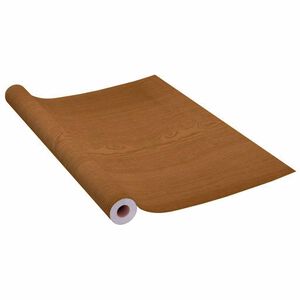 vidaXL L&aacute;minas autoadhesivas para muebles PVC roble 500x90 cm