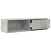 vidaXL Mueble de TV madera contrachapada gris hormig&oacute;n 100x31x25,5 cm